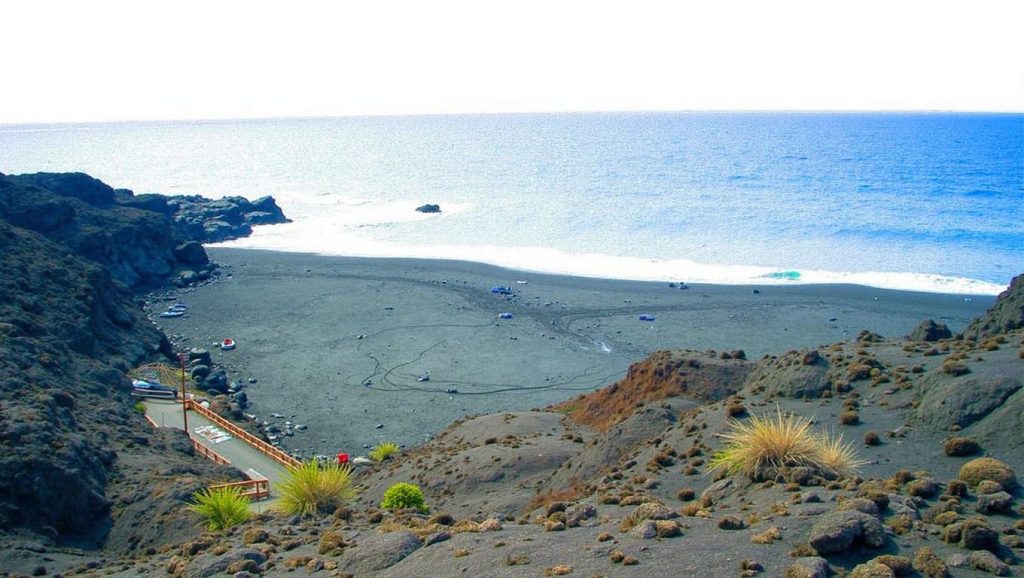 Aguas de Playa de Malpique en Fuencaliente de La Palma (La Palma)