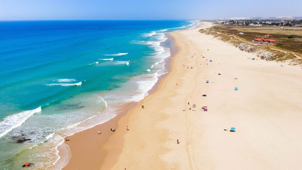 Playa Mangueta desde la arena, Vejer de la Frontera, Cádiz