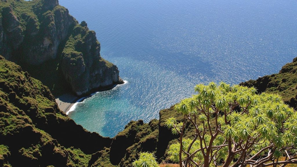 Arena volcánica de Playa de Masca, Santiago del Teide (Tenerife)