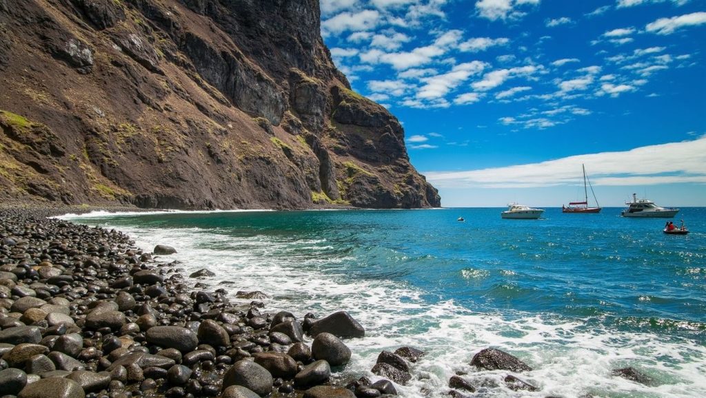 Aguas de Playa de Masca en Santiago del Teide (Tenerife)