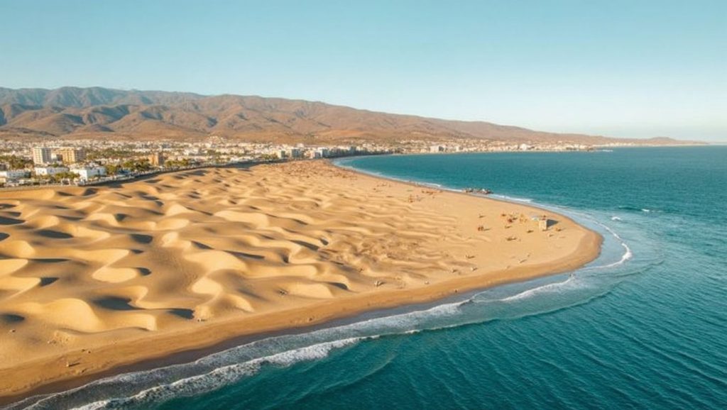 Panorámica de Playa de Maspalomas, Gran Canaria