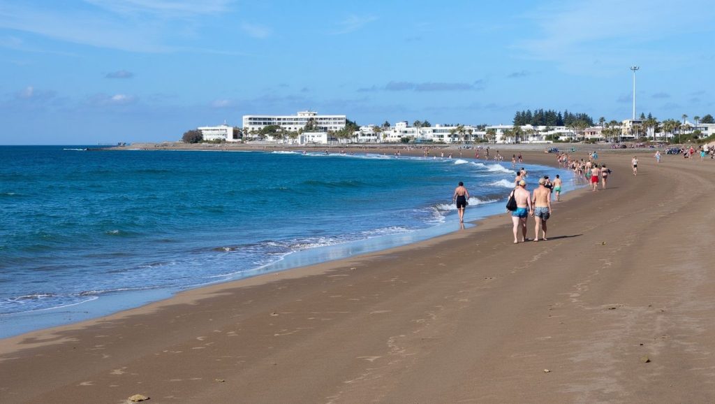 Playa Matagorda en San Bartolomé (Lanzarote)