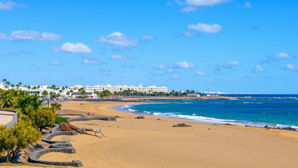 Panorámica de Playa Matagorda, Lanzarote