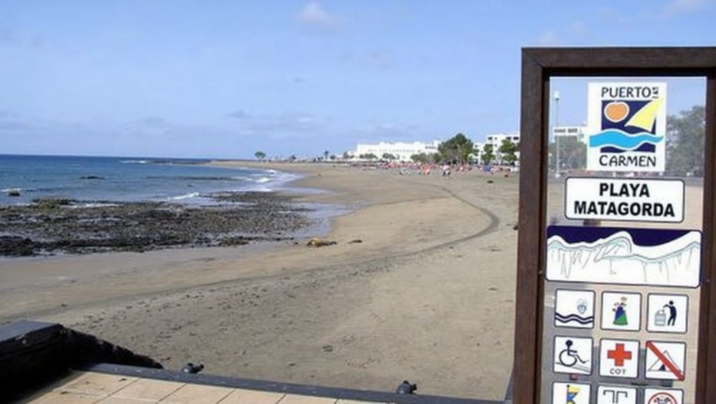 Entorno natural de Playa Matagorda en Lanzarote
