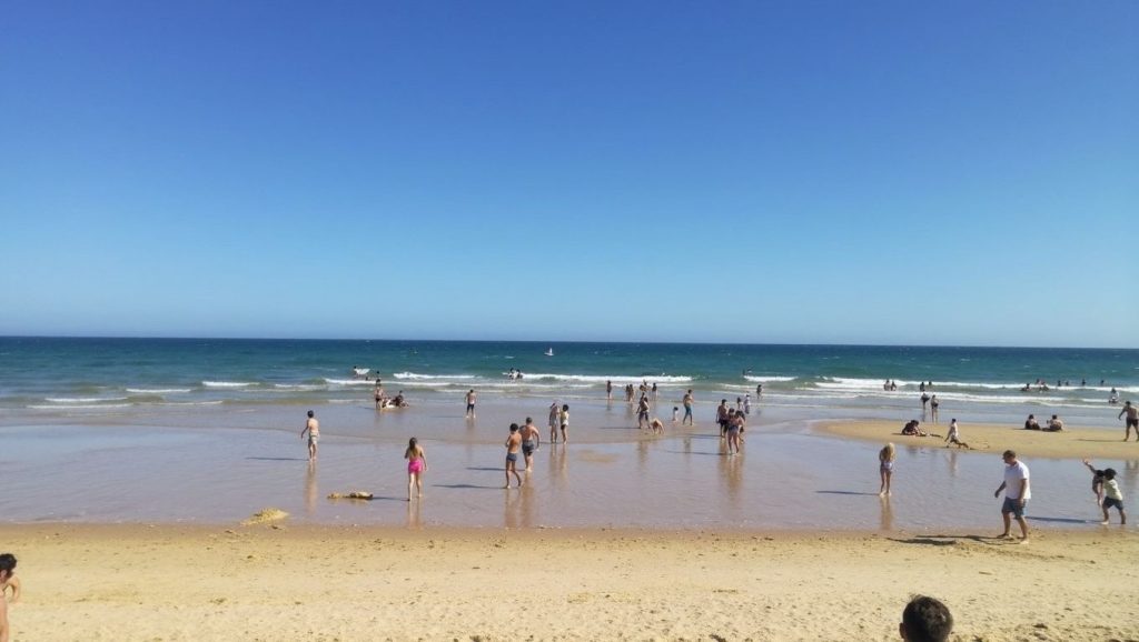 Arena fina en Mazagón (tramo urbano), Palos de la Frontera, Huelva