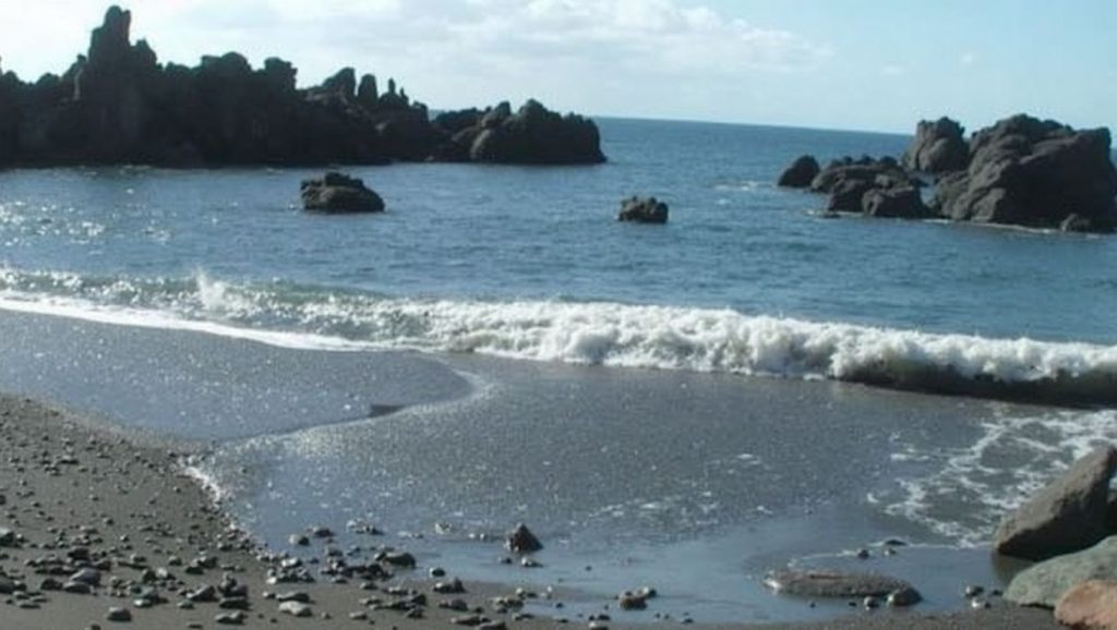 Arena volcánica de Playa de Mendez, Guía de Isora (Tenerife)