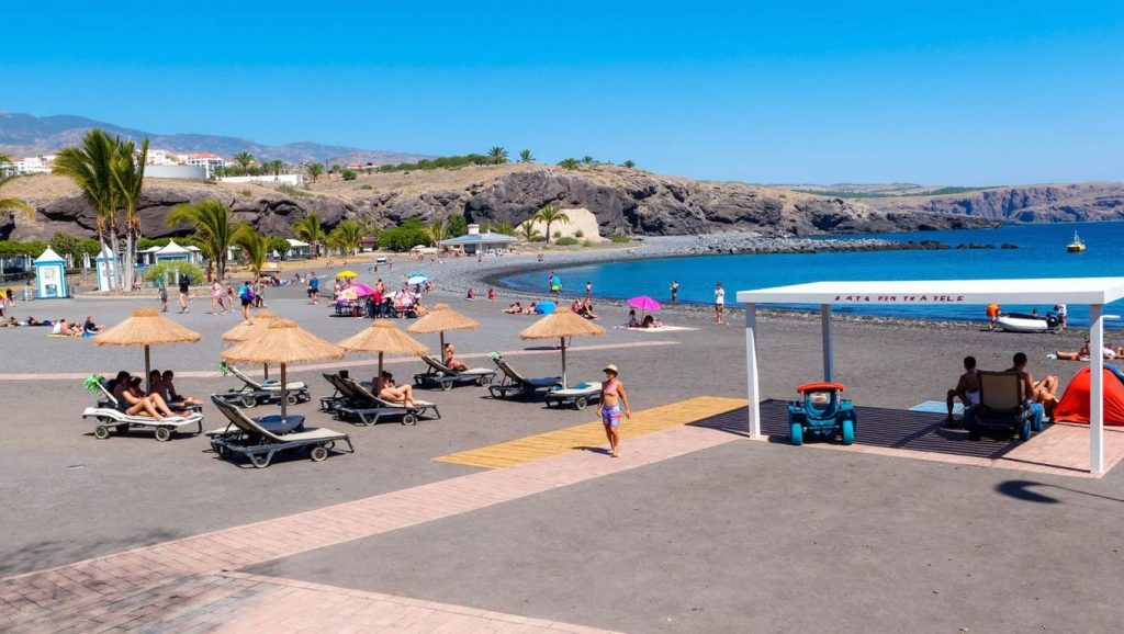 Entorno natural de Playa de Mendez en Tenerife