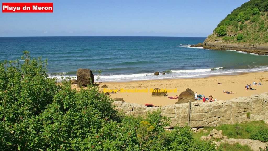 Playa de Merón en Asturias (Asturias)