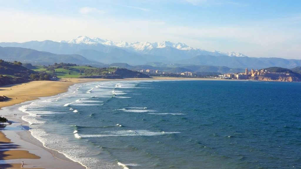 Ría y costa de Playa de Merón en Asturias, Asturias