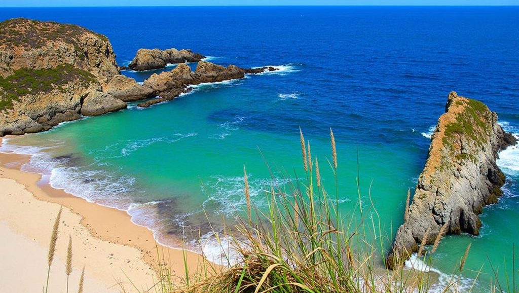 Panorámica de Playa de Mexota, Asturias