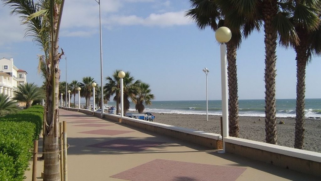 Arena fina en Mezquitilla, Algarrobo, Málaga