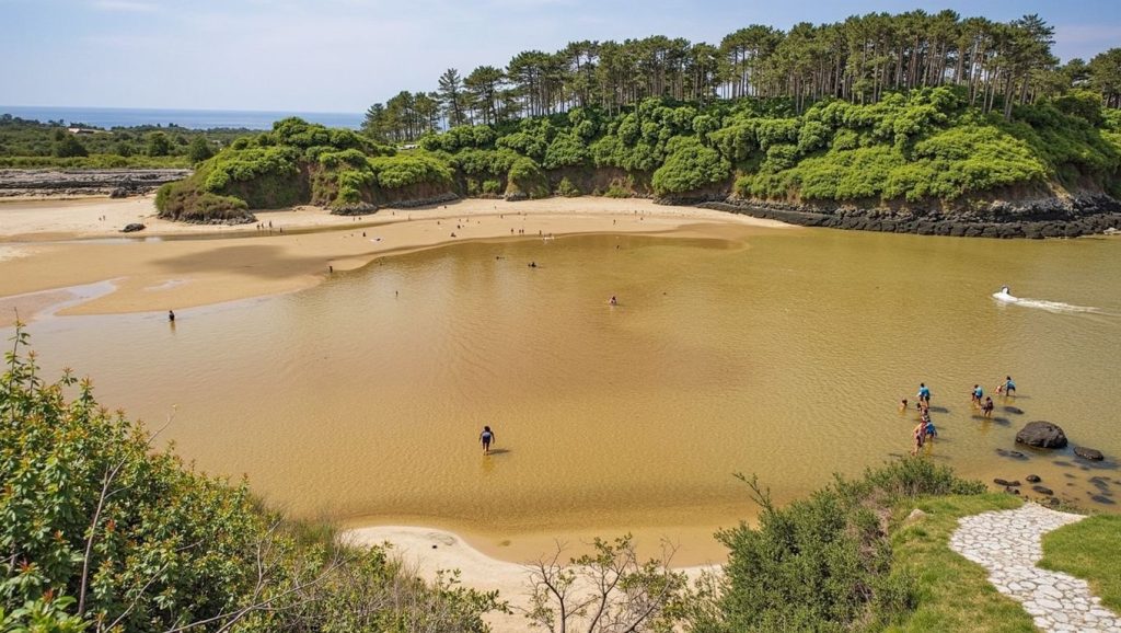 Acantilados y costa de Playa de Misiego, Villaviciosa (Asturias)