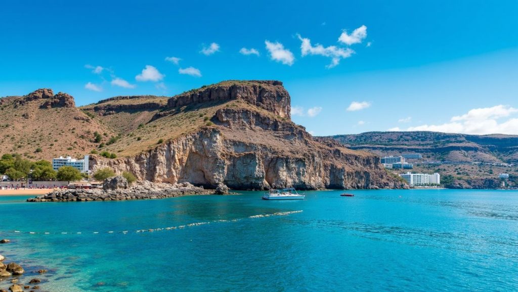 Panorámica de Playa de Mogán, Gran Canaria