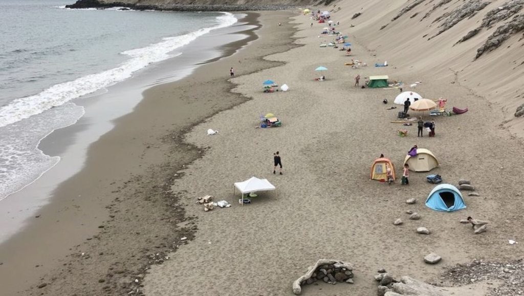 Costa de Playa de Montaña Arena en San Bartolomé de Tirajana (Maspalomas), Gran Canaria