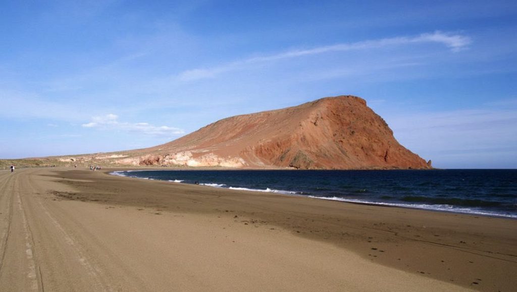 Playa de Montaña Roja en Alajeró (Tenerife)