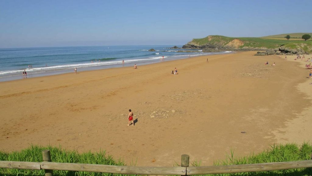 Panorámica de Playa de Moracey, Asturias