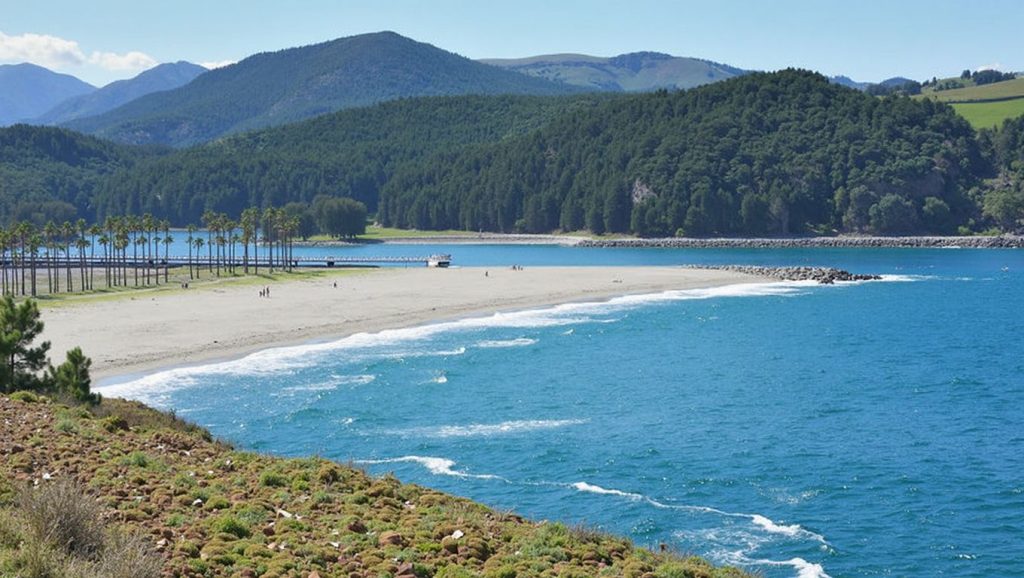Playa de Navia en Navia (Asturias)