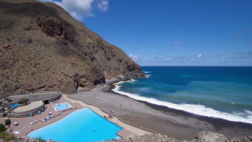 Arena de Playa de Negrín, Vallehermoso (La Gomera)