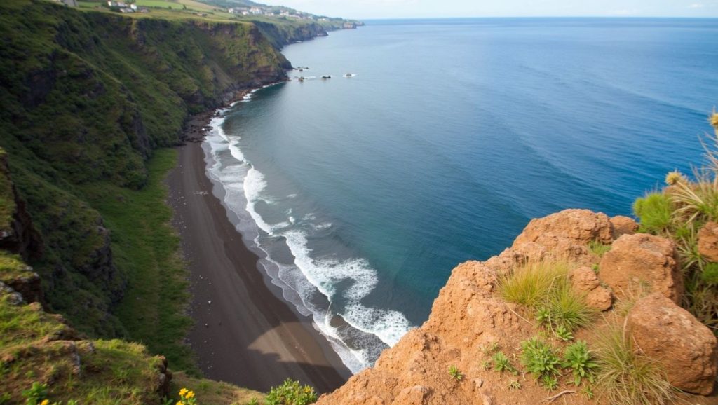 Panorámica de Playa de Nogales, La Palma