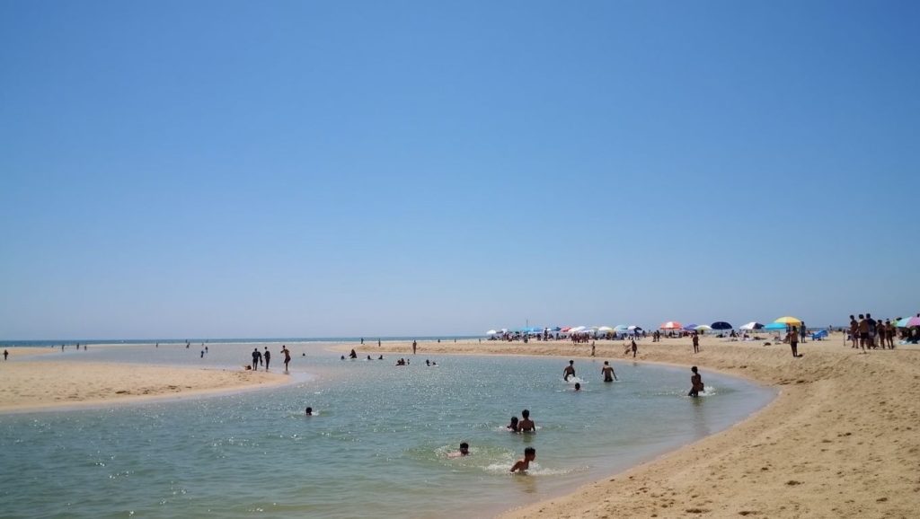 Playa de Playa de Nuevo Portil, Cartaya, costa de Huelva