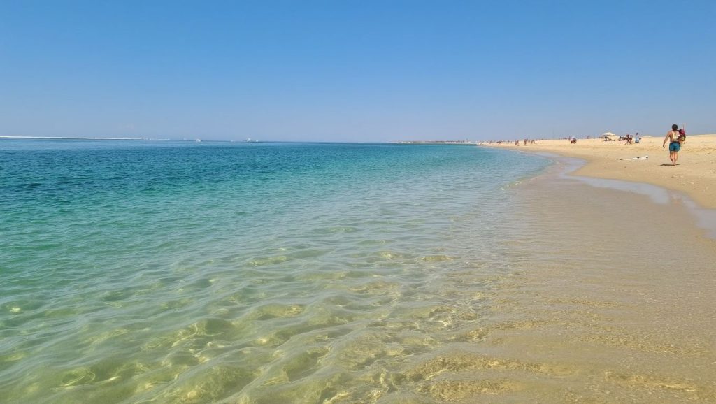 Horizonte desde Playa de Nuevo Portil, Cartaya, Huelva