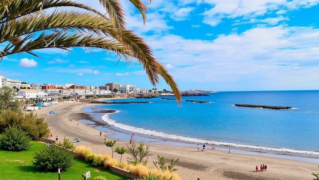 Entorno natural de Playa de Pachila en Tenerife