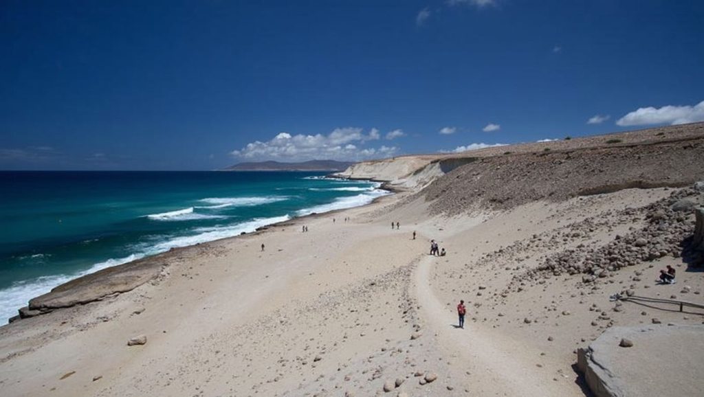 Dunas y playa de Playa de Pájara en Pájara, Fuerteventura