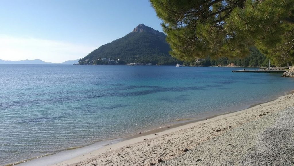 Horizonte desde Playa de Palma, Palma, Mallorca