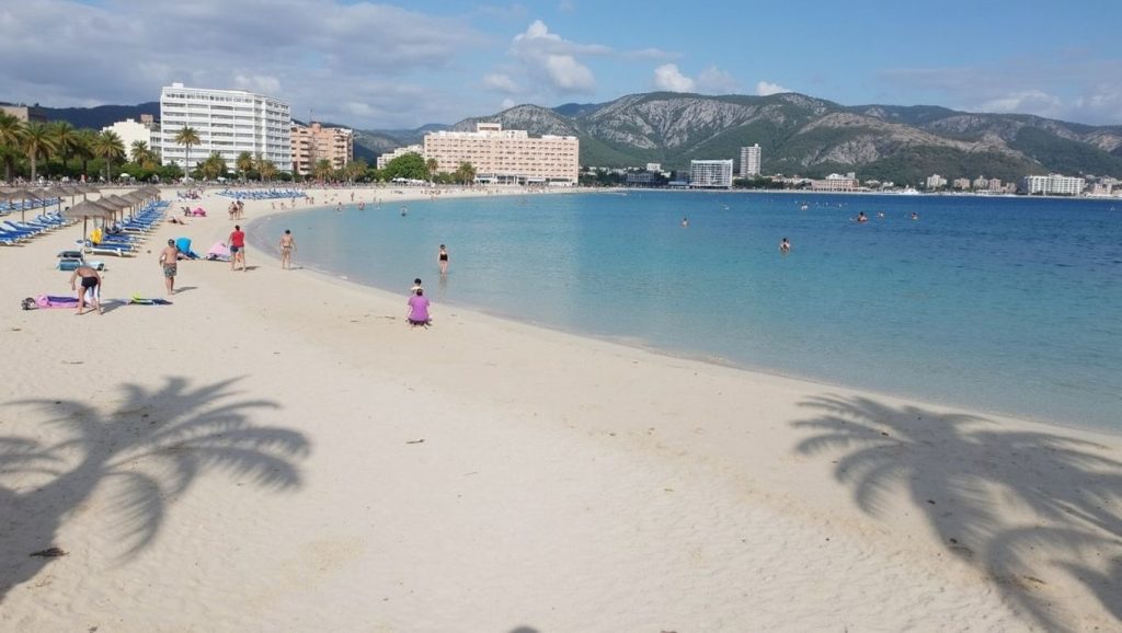 Playa de Playa de Palmanova, Calvià, costa de Mallorca