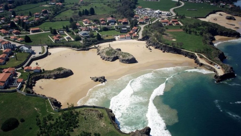 Playa de Palombina en Asturias (Asturias)