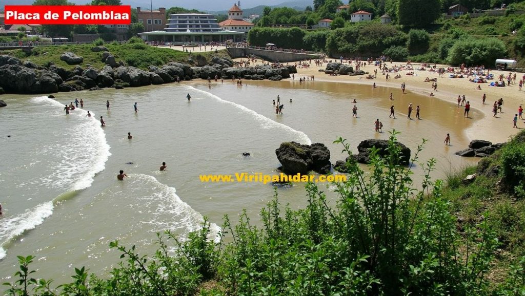Entorno natural de Playa de Palombina en Asturias