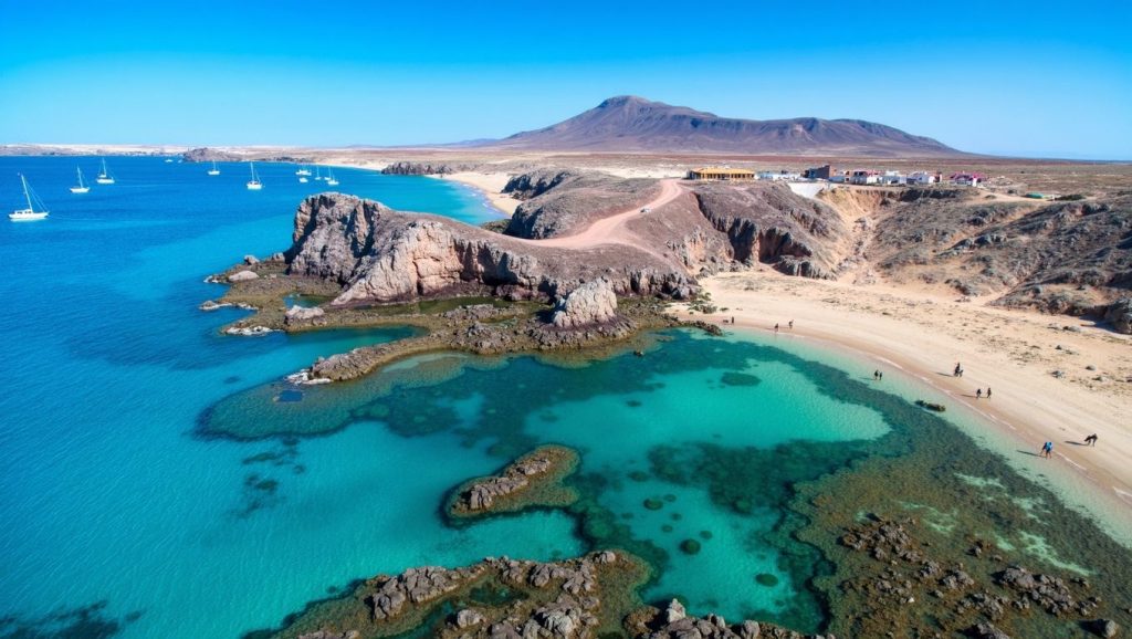 Panorámica de Playa de Papagayo, Lanzarote