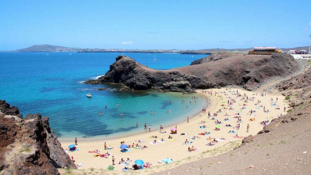 Arena de Playa de Papagayo, Yaiza (Lanzarote)