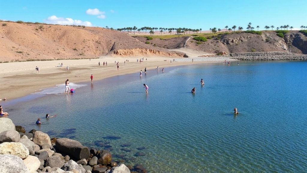 Panorámica de Playa de Pasito Blanco, Gran Canaria