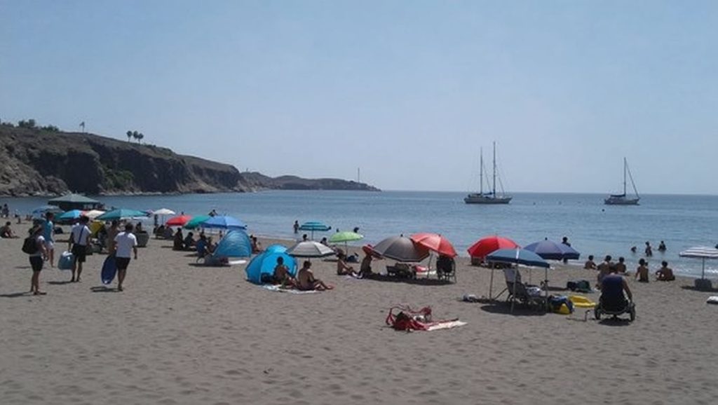 Entorno natural de Playa de Pasito Blanco en Gran Canaria