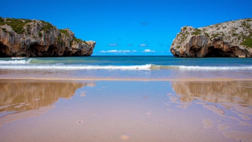 Panorámica de Playa de Peñadoria, Asturias