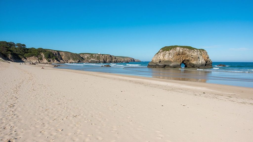 Playa de Peñarronda en Castropol (Asturias)