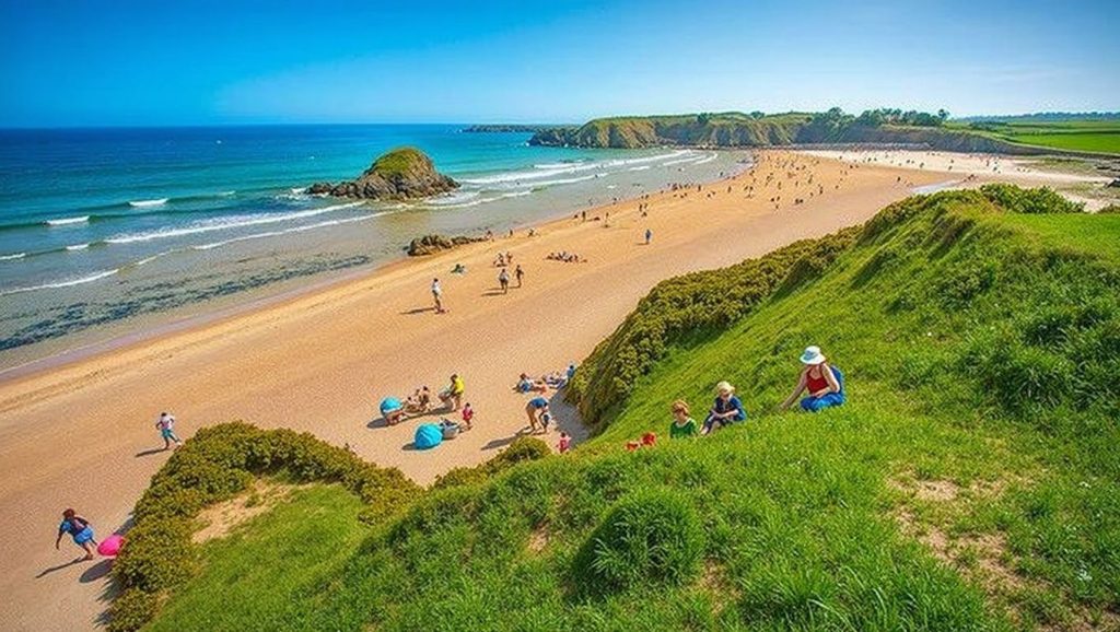 Panorámica de Playa de Peñarronda, Asturias