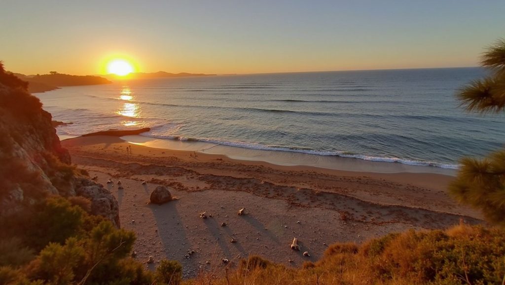 Ría y costa de Playa de Peñarrubia en Asturias, Asturias