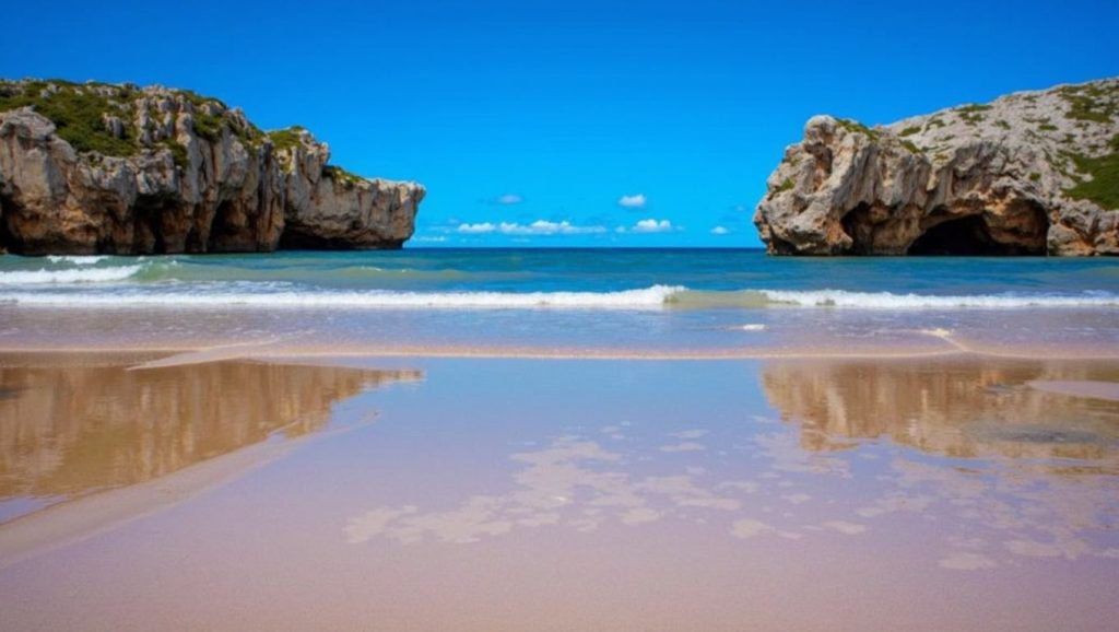 Panorámica de Playa de Permenande, Asturias