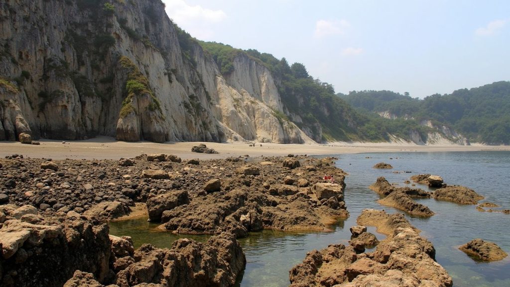 Acantilados y costa de Playa de Pluminero o Quintana, Asturias (Asturias)