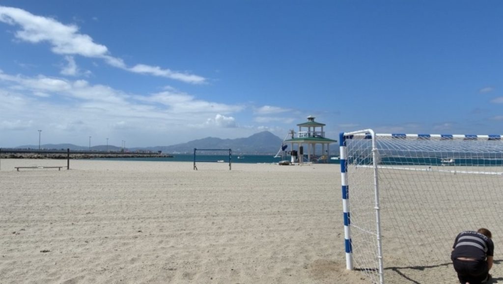 Textura de arena en Poniente, La Línea de la Concepción, Cádiz
