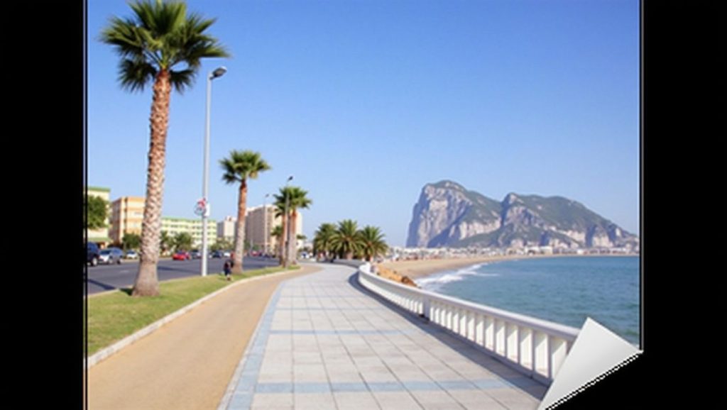 Horizonte desde Playa de Poniente, La Línea de la Concepción, Cádiz