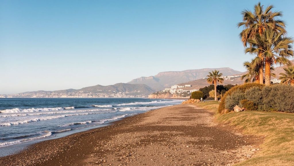 Vista general de Playa de Poniente de Motril, Motril