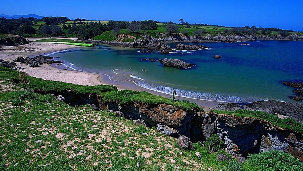 Panorámica de Playa de Porcía, Asturias
