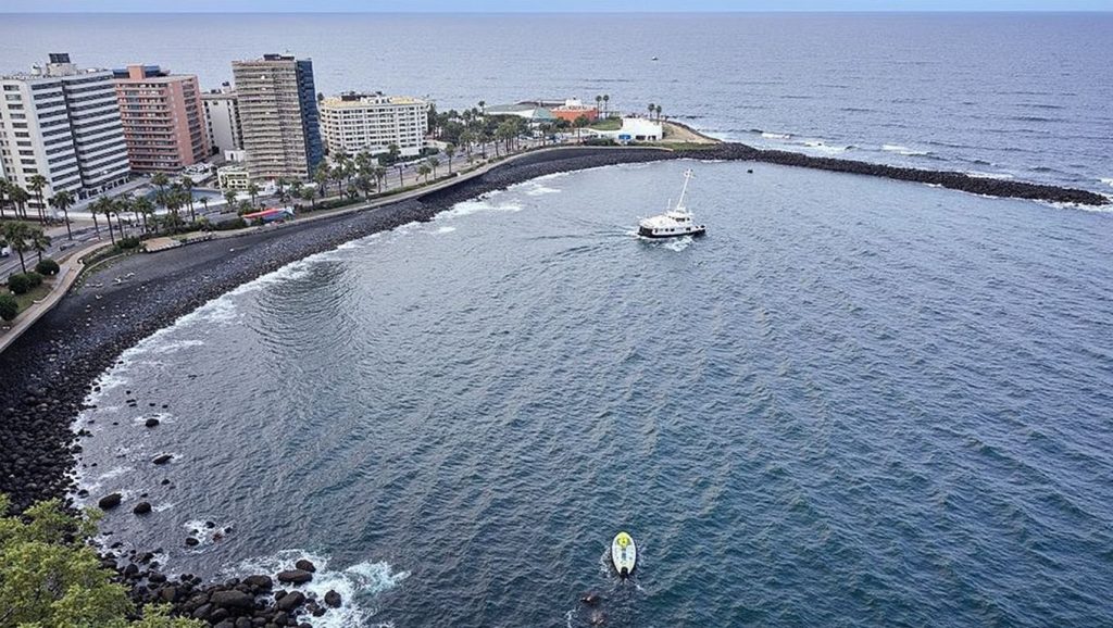 Arena volcánica de Playa de Puerto, Puerto de la Cruz (Tenerife)