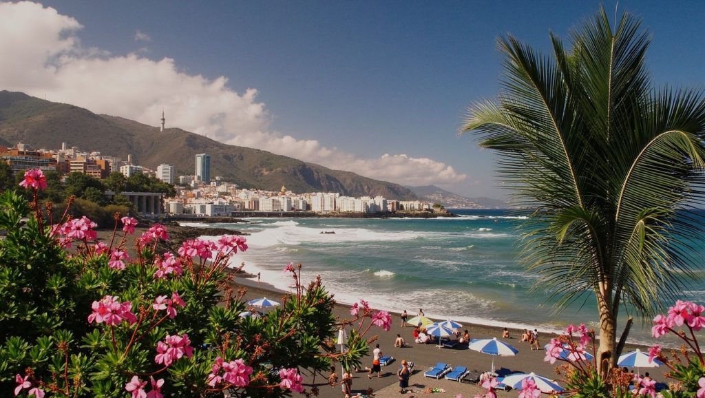 Aguas de Playa de Puerto en Puerto de la Cruz (Tenerife)