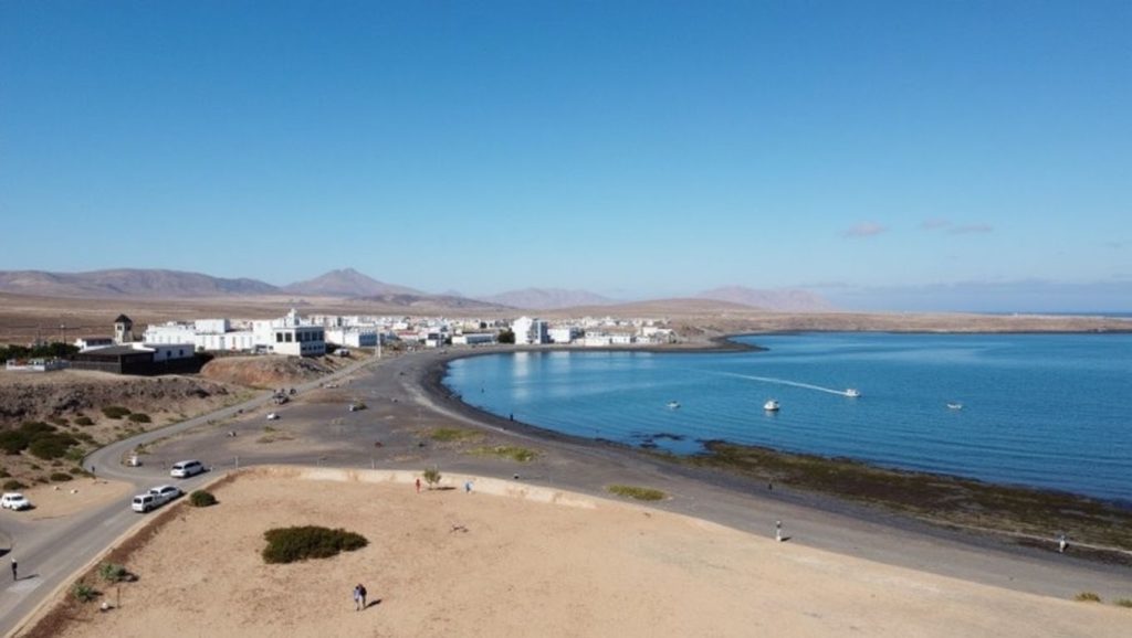 Panorámica de Playa de Puerto Lajas, Fuerteventura