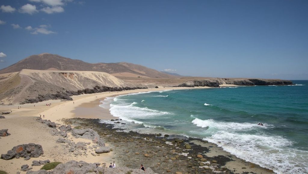 Entorno natural de Playa de Puerto Muelas en Lanzarote