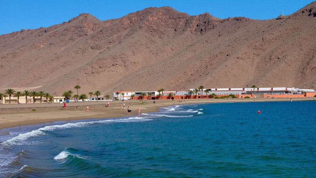 Aguas de Playa de Puerto Rico en Mogán (Gran Canaria)